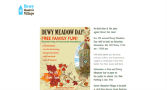 Desktop Screenshot of dewymeadowvillage.com